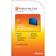 Microsoft office 2010 Professional key Kard